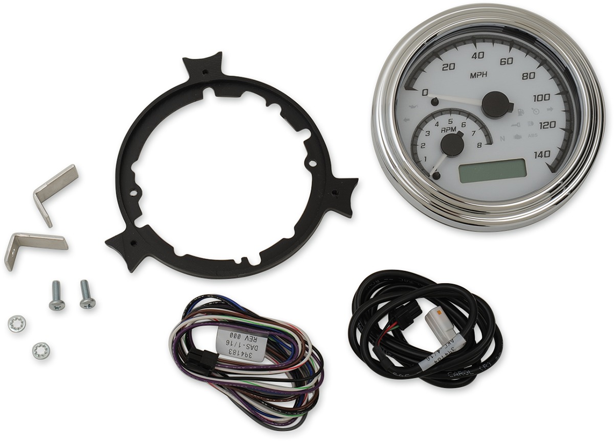 MVX-2004 Series 4-1/2" Plug and Play Gauge - 4 1/2" Gauge Tank Mnt Chr/Gry - Click Image to Close