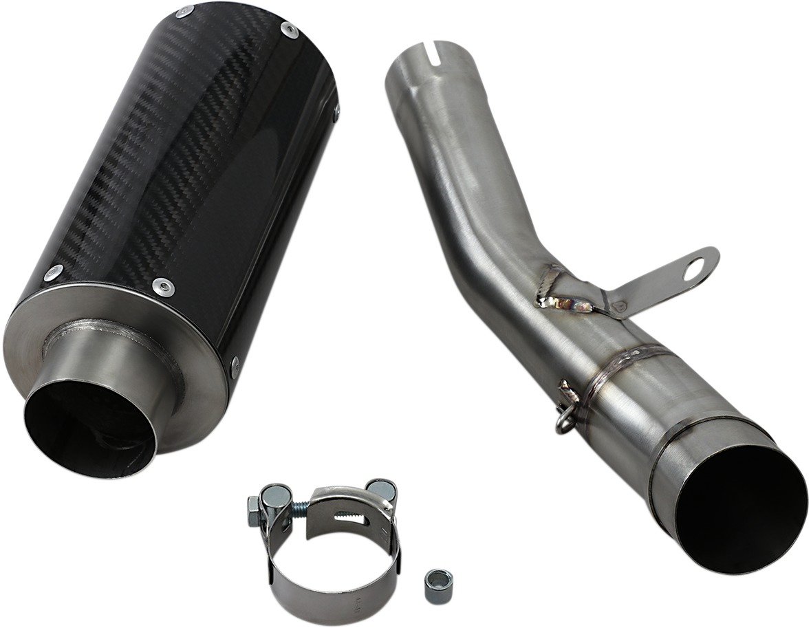 MGP 2 Growler Carbon Fiber Slip On Exhaust - For 06-20 Yamaha R6 - Click Image to Close