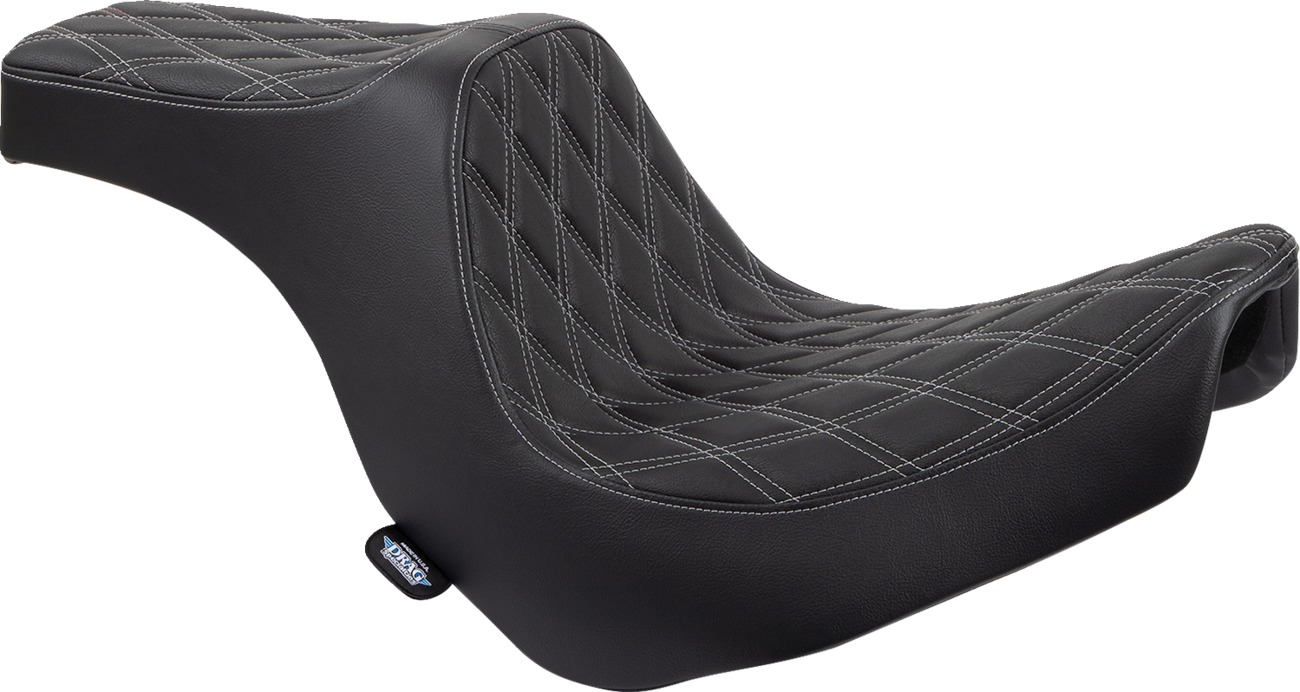 Seat Predator III Black w/ Silver Stitching - For 18-23 HD FLSB FXLR/S/ST - Click Image to Close