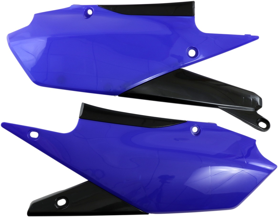 Side Number Plates for Yamaha - Side Panels Yamaha Blu - Click Image to Close