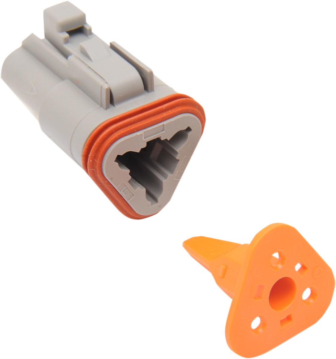 3 Wire Deutsch Connectors - 3 Wire Deutsch Plug Gry - Click Image to Close