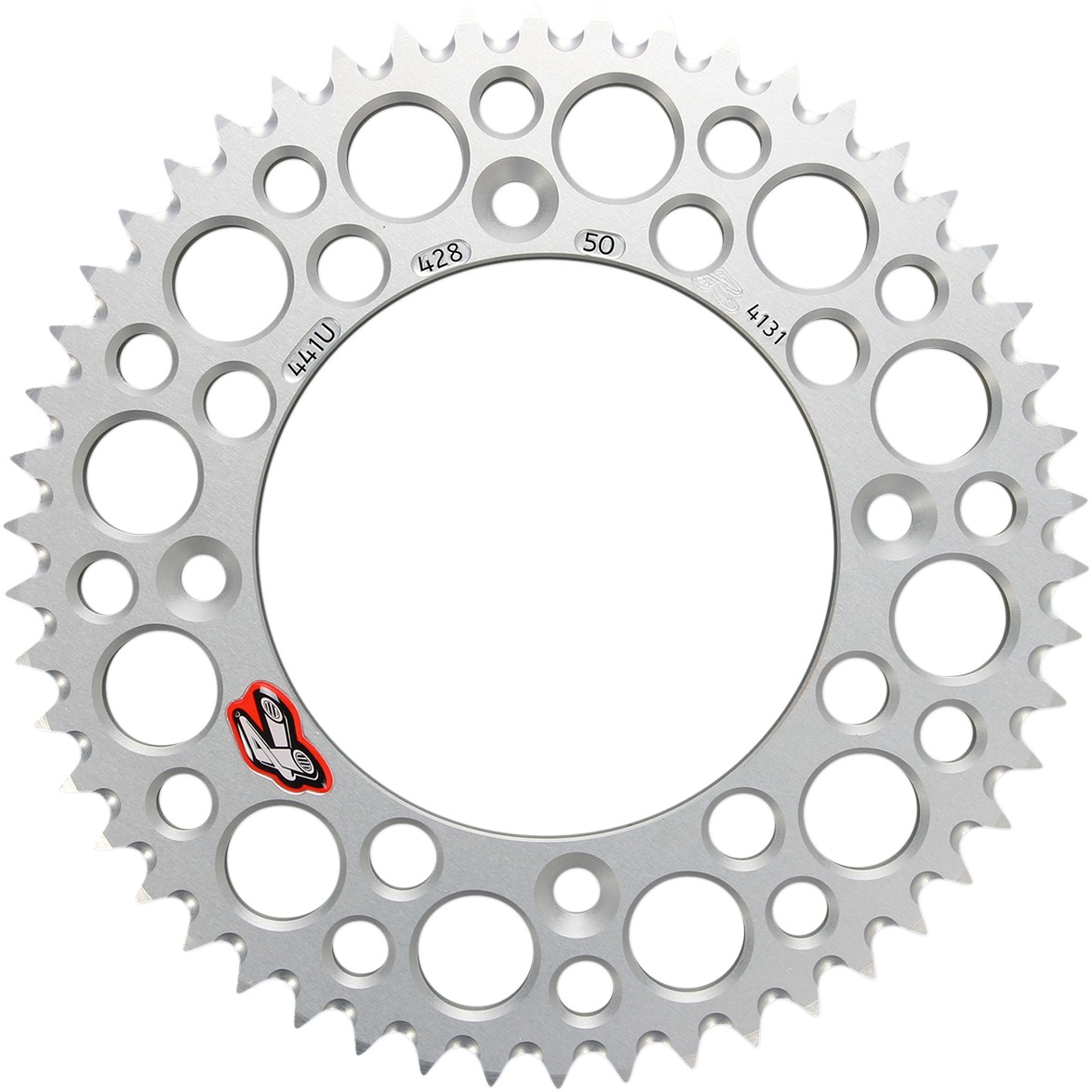 Rear Sprocket - Silver 428-50 Teeth - For 04-20 KTM 85-105SX/ 17-20 Husq TC85 / 22-23 GasGas MC85 - Click Image to Close