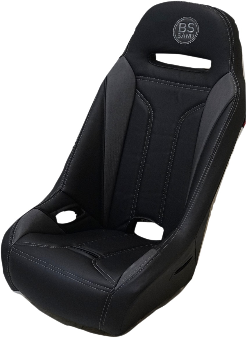 Extreme Double T Solo Seat Black/Gray - For Polaris RZR 900 /XP Turbo - Click Image to Close