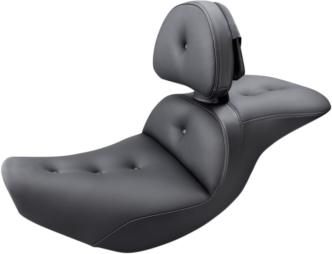 Road Sofa Pillow 2-Up Seat Black w/Backrest - Click Image to Close