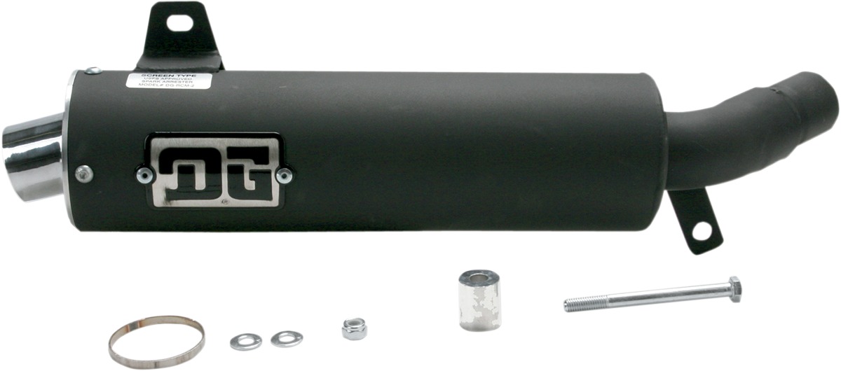 RCM II Slip On Exhaust w/SA - For 06-14 Honda TRX450R - Click Image to Close