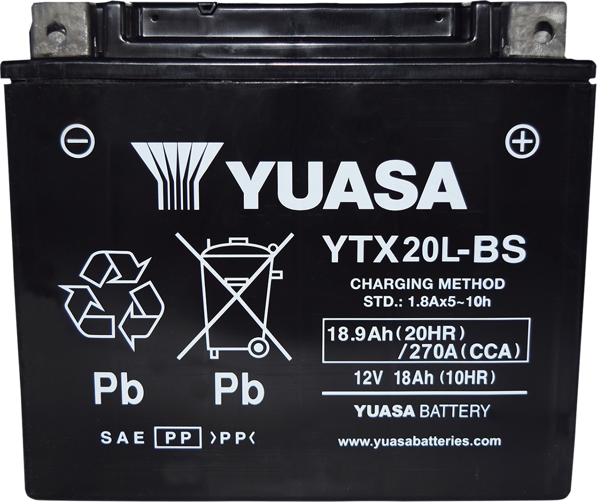 YTX20L-BS AGM Maintenance Free VRLA Battery - Click Image to Close