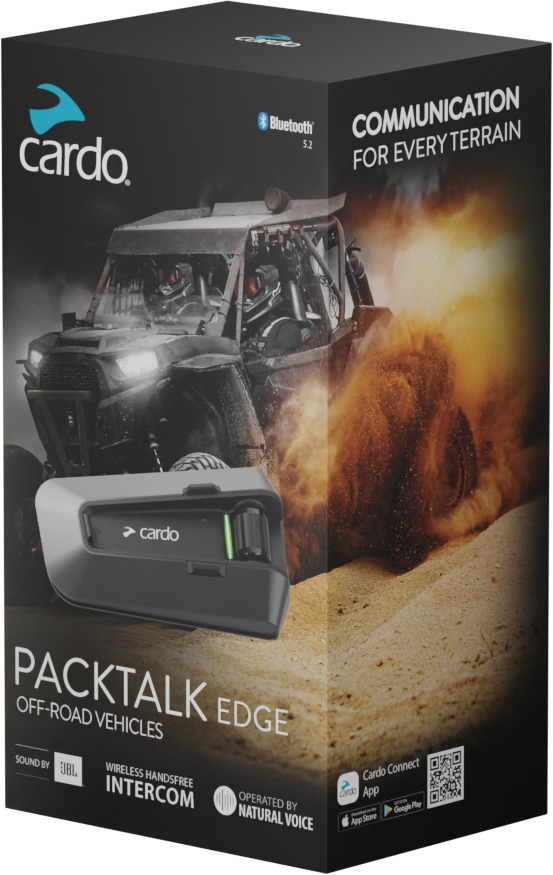 Packtalk Edge ORV Edition Bluetooth Headset - Single - Click Image to Close