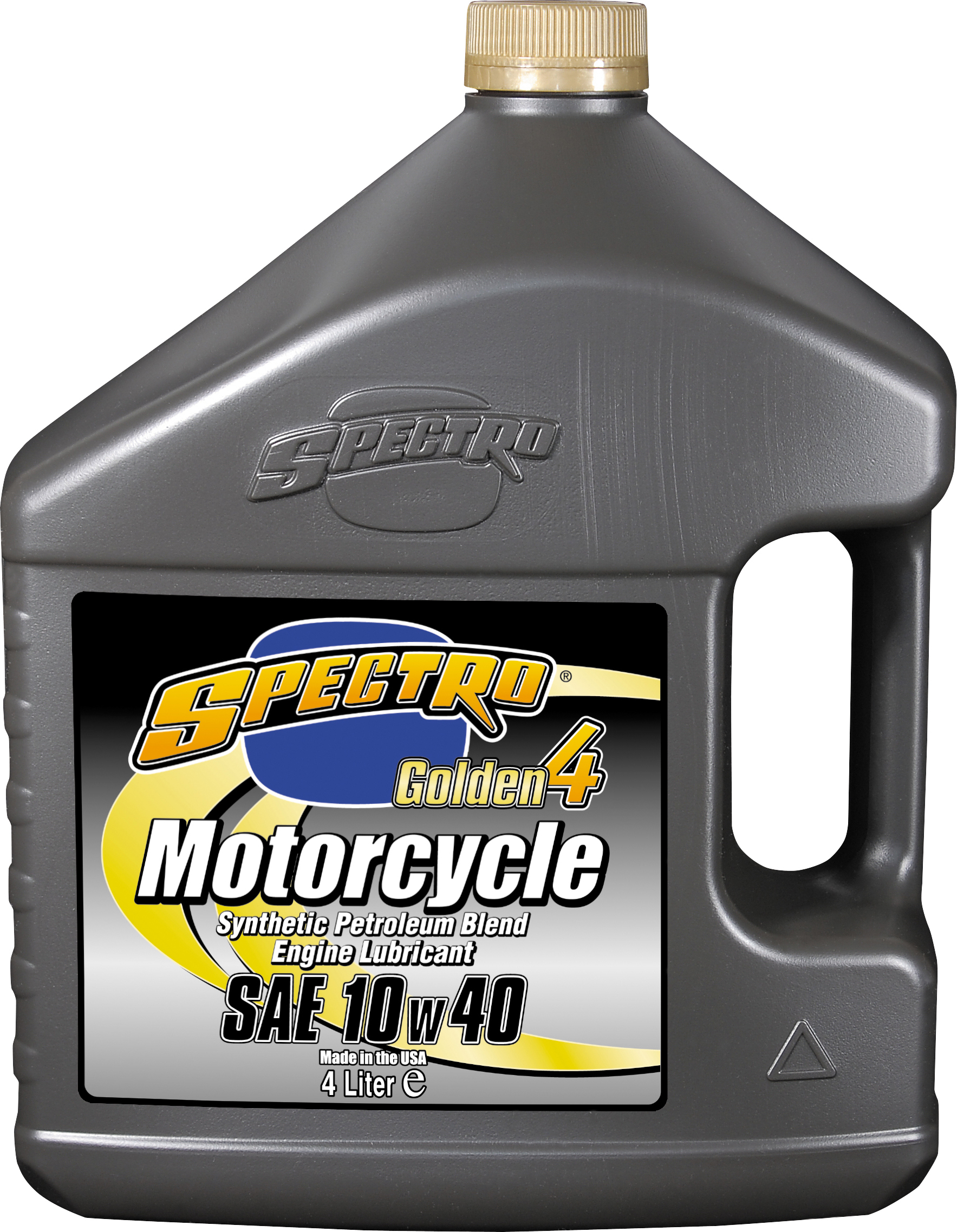 Spectro Golden M/C Semi-Syn 4T 10W40 4L - Semi-Syn 10W40 4L For Motorcycles - Click Image to Close