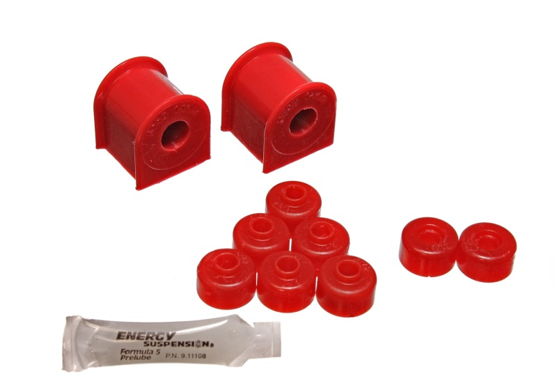 Red 15mm Rear Sway Bar Bushing Set - For 89-94 Nissan 240SX (S13) - Click Image to Close