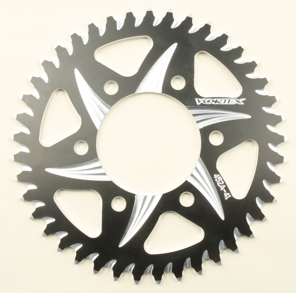 CAT5 Rear Aluminum Sprocket Black 41T 520 - For 90-14 Kawasaki 600-1000 - Click Image to Close