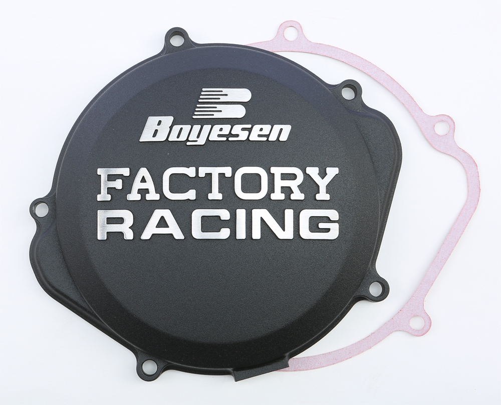 Factory Racing Clutch Cover - Black - For 04-17 Honda CRF250X - Click Image to Close