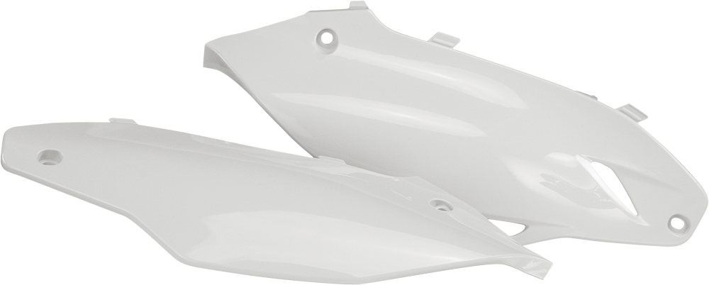 Side Panels - White - For 13-16 Kawasaki KX250F 12-15 KX450F - Click Image to Close