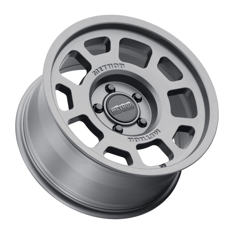 MR705 17x8.5 0mm Offset 5x5 71.5mm CB Matte Black Wheel - Click Image to Close