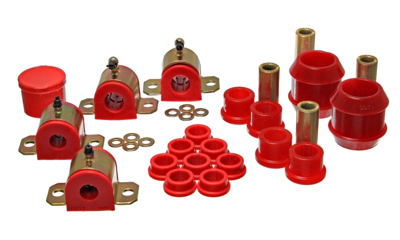 Red Hyper-Flex Master Bushing Set - For 00-05 Toyota Celica - Click Image to Close