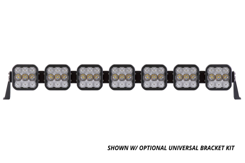 SS5 Pro Universal CrossLink 7-Pod Lightbar - White Combo - Click Image to Close