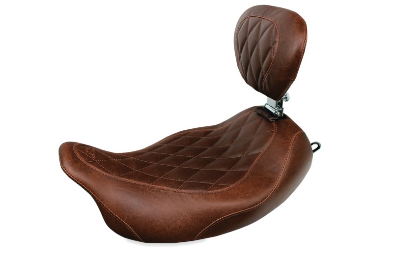 97-07 Harley Rd King,06-07 Str Glide,00-05 Eagle Wide Tripper Solo Seat - Brown - Click Image to Close