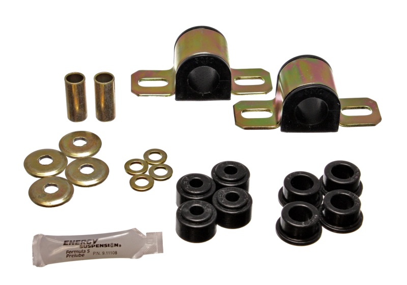 84-01 Jeep Cherokee Black Frt 25mm Sway Bar Bushing Set w/End Link Bushings - Click Image to Close