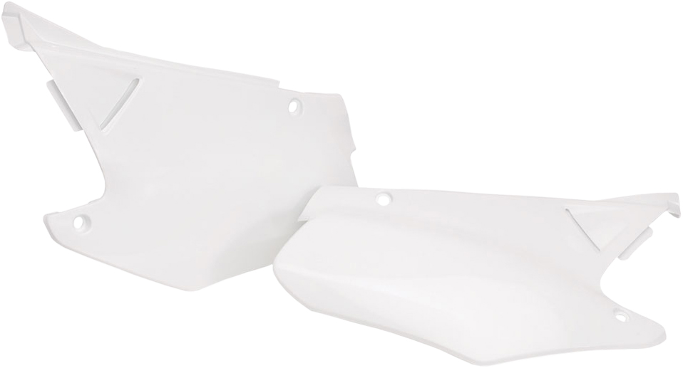 Side Panels - White - For 00-01 Honda CR125R CR250R - Click Image to Close