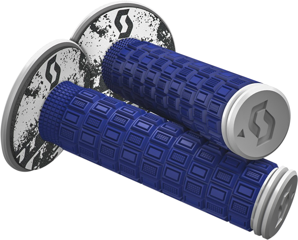 Mellow Grip Blue/white - Click Image to Close