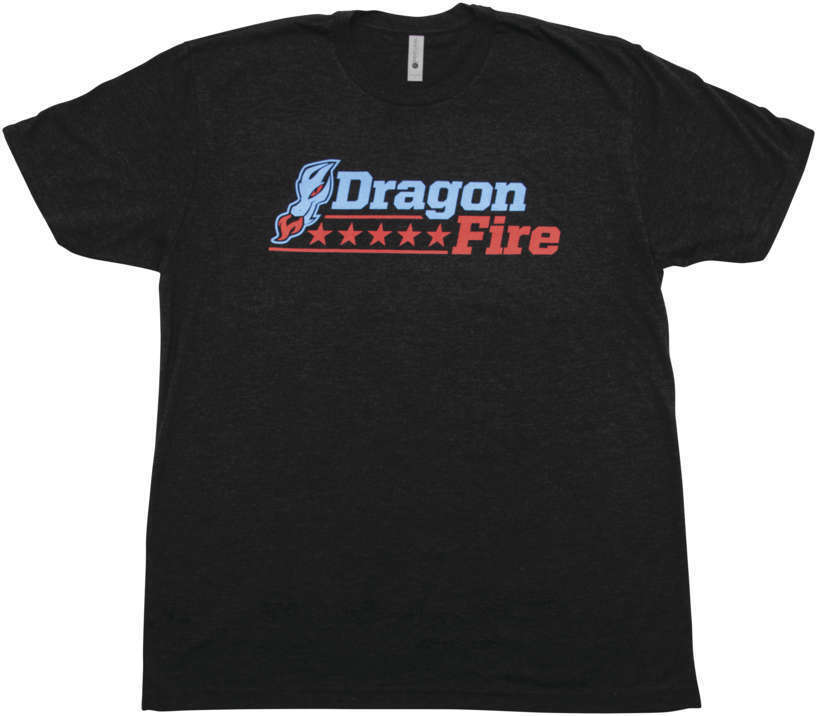 DragonFire Racing Dfr Logo Tee Blue/Red 2Xl - Click Image to Close
