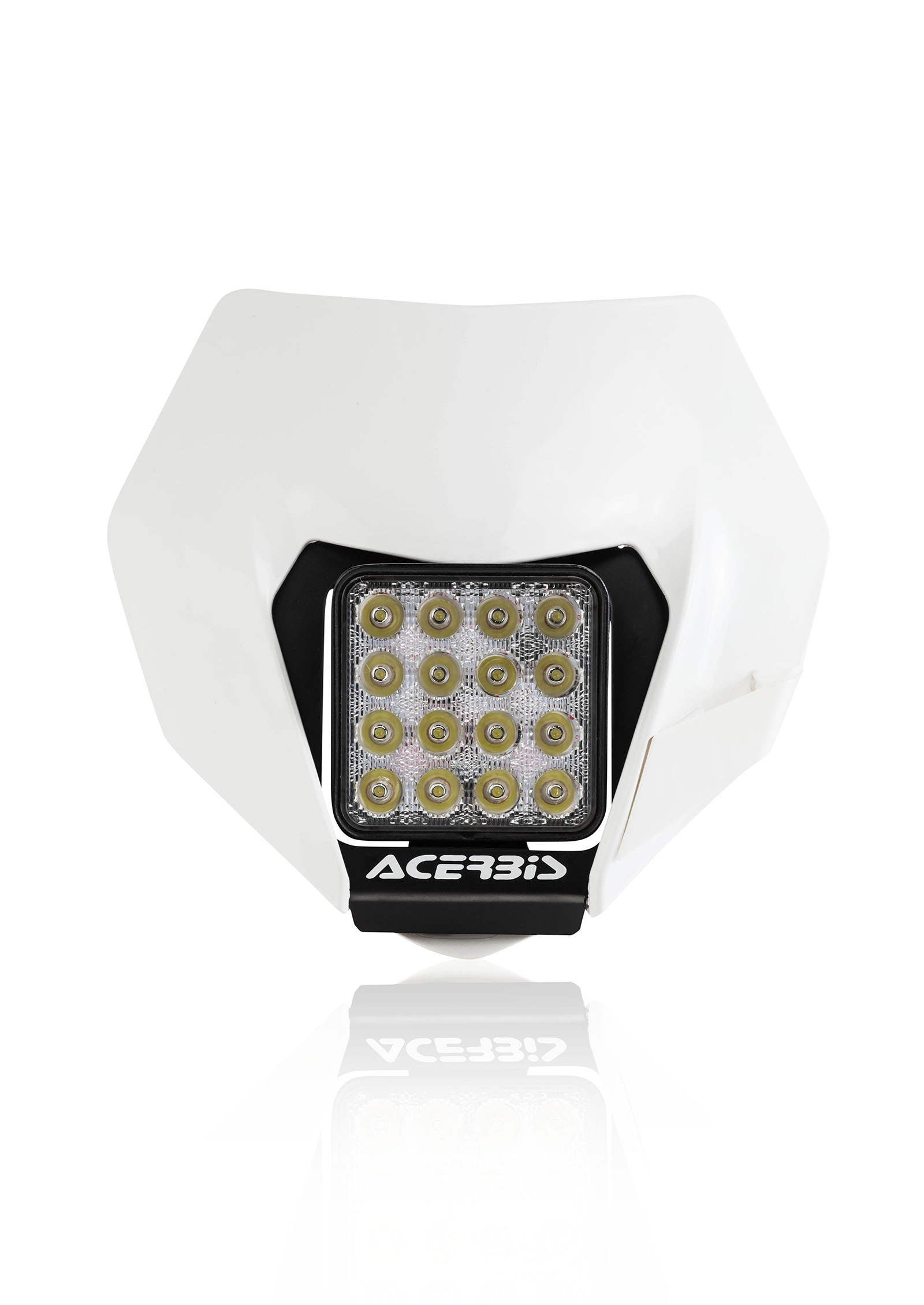 White VSL Universal LED MX/Enduro Headlight - Click Image to Close