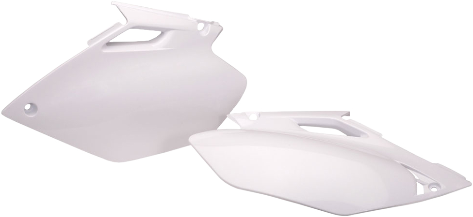 Side Panels - White - For 03-05 Yamaha YZ250F YZ450F - Click Image to Close