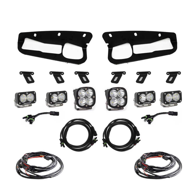 Baja Designs 2021+ Ford Bronco Fog Pocket Kit - Click Image to Close