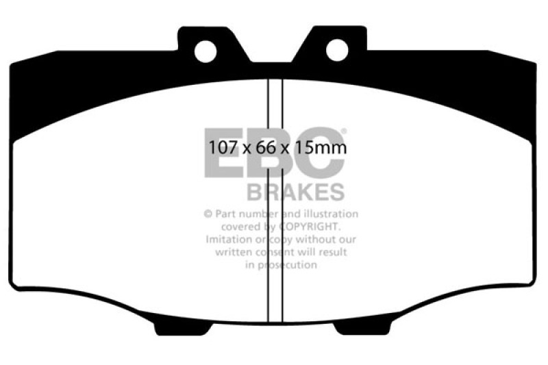 Greenstuff Front Brake Pads - For 84-88 Toyota 4 Runner 2.4 - Click Image to Close