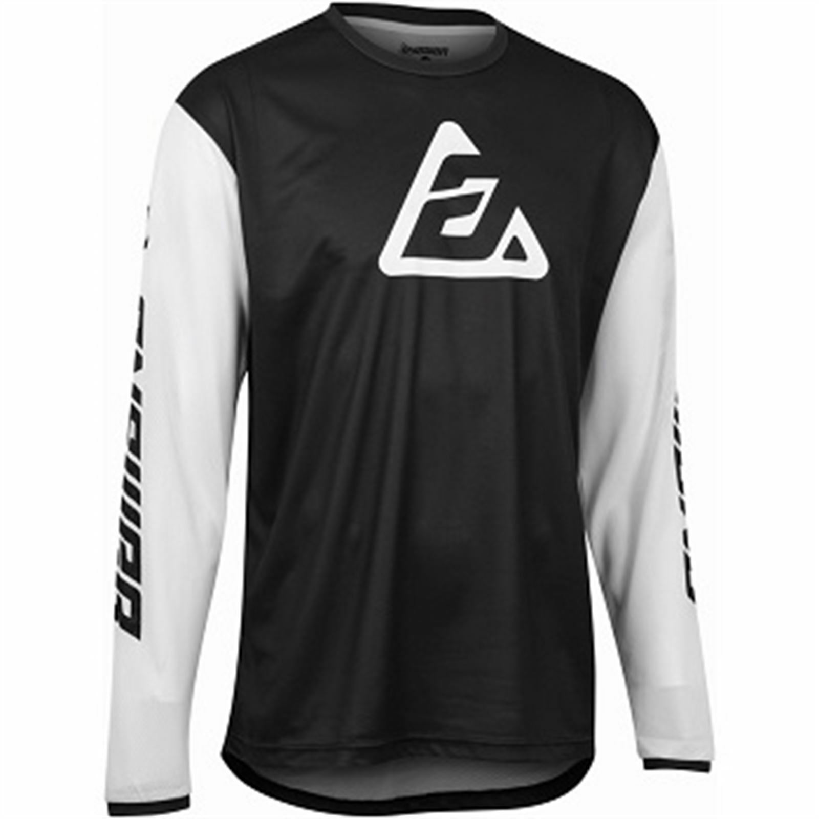 Answer Arkon Bold Jersey Black/White - Large - Click Image to Close