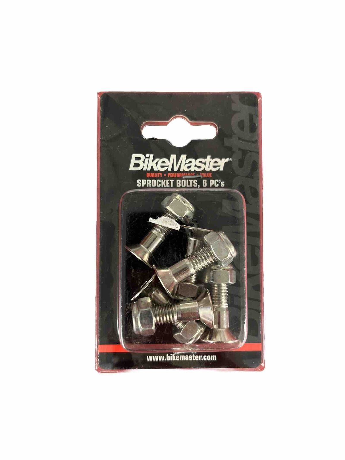 BikeMaster Sprocket Bolts Replacement M8x25 6pc - Click Image to Close