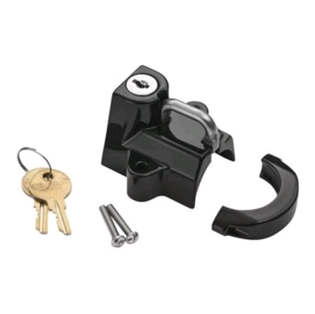 Kuryakyn Universal Helmet Lock 1-1/4-1-1/2 Black - Click Image to Close