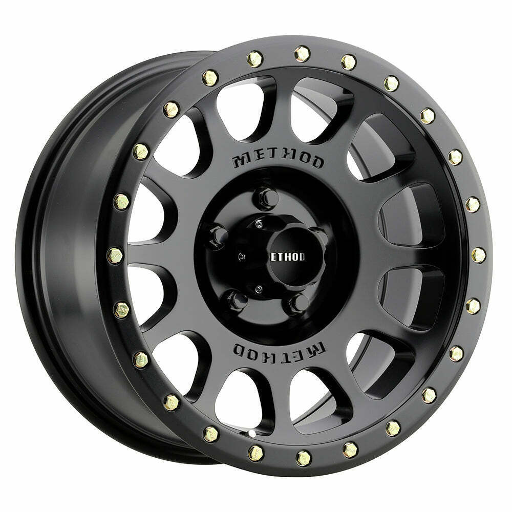 MR305 NV 17x8.5 0mm Offset 5x150 116.5mm CB Matte-Gloss Black Wheel - Click Image to Close