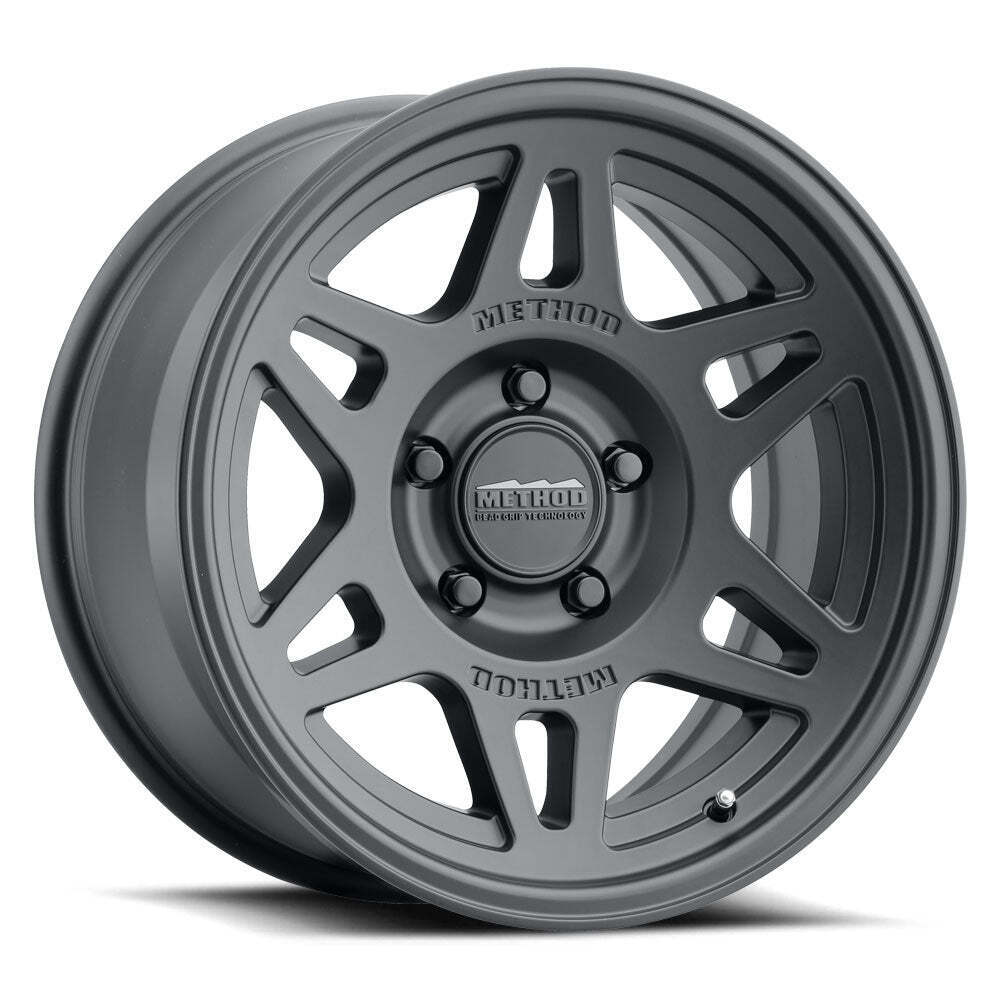 MR706 Bead Grip 18x9 25mm Offset 5x120 120mm Matte Black Wheel - Click Image to Close