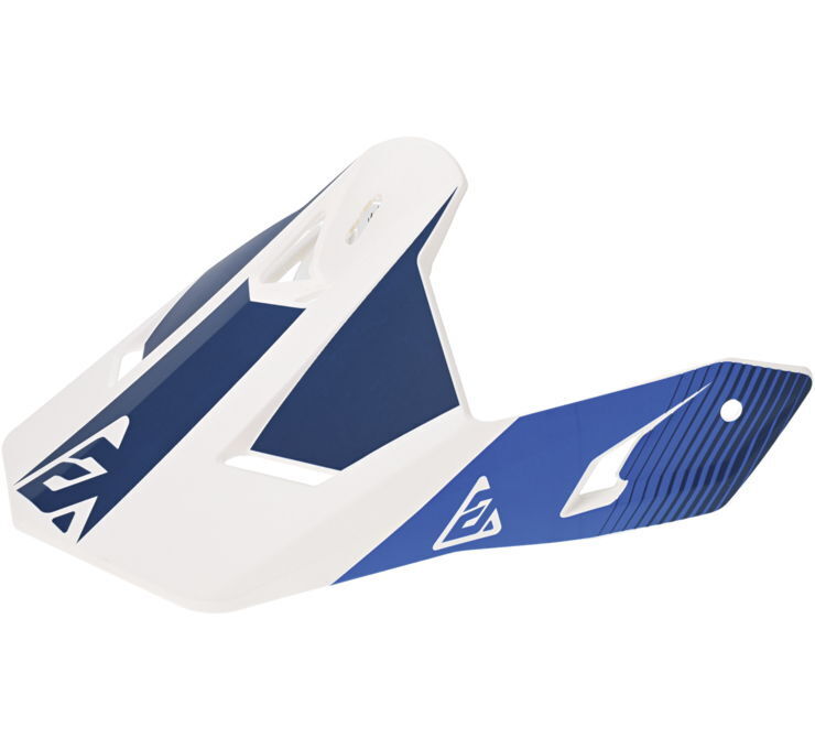 Answer AR1 V2 Bold Visor Blue/White - Youth - Click Image to Close