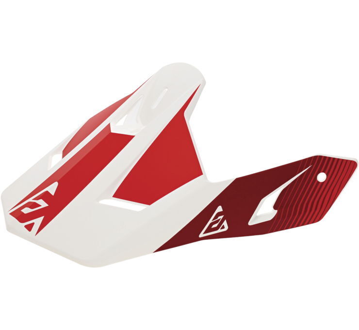 Answer AR1 V2 Bold Visor - Red/White - Click Image to Close