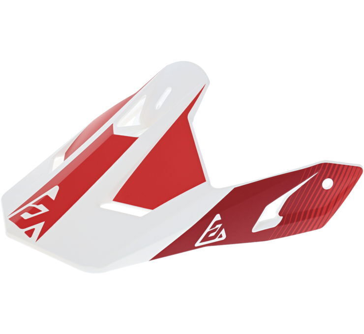 Answer AR1 V2 Bold Visor Red/White - Youth - Click Image to Close