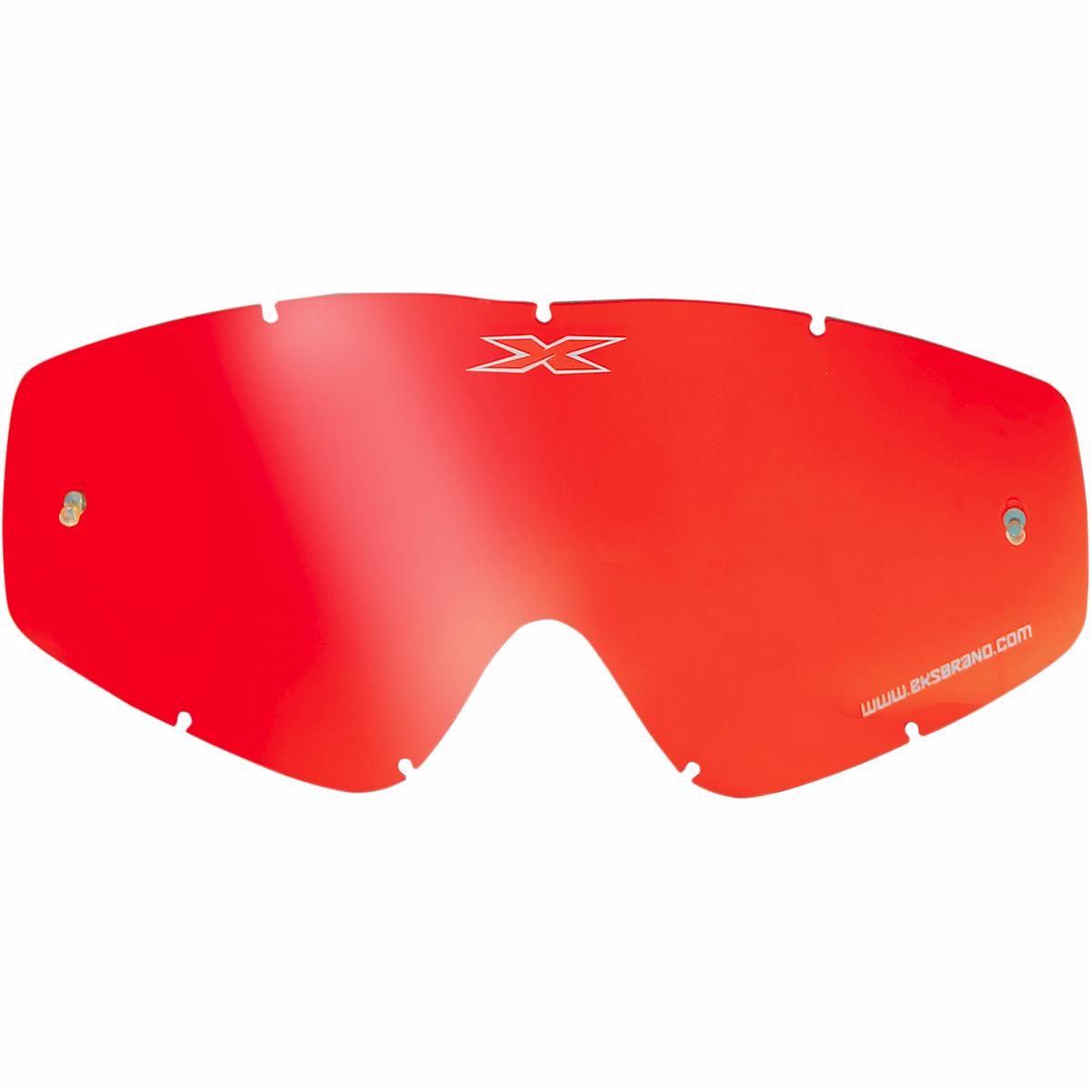 EKS BRAND GO-X Red Mirror Lens - Replacement lens for GO-X goggles - Click Image to Close