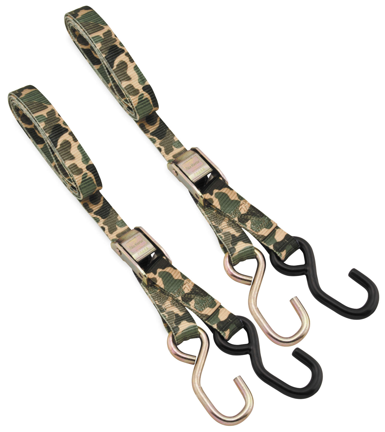 Standard Tie Downs - Pair - 1" x 72" Camouflage - Click Image to Close