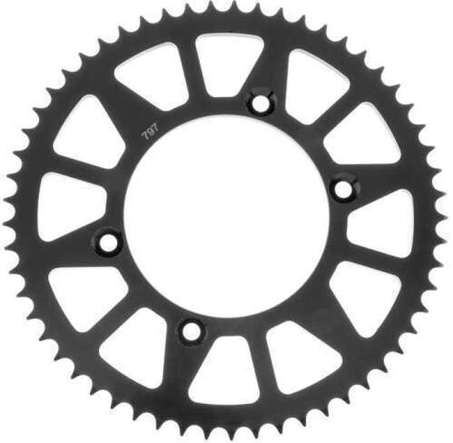 Suzuki Rear Steel Sprocket 428 57T - Black - Click Image to Close