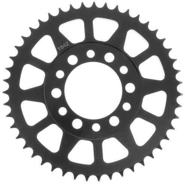 Yamaha Rear Steel Sprocket 428 47T - Black - Click Image to Close