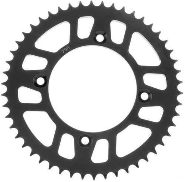 Suzuki Rear Steel Sprocket 428 52T - Black - Click Image to Close