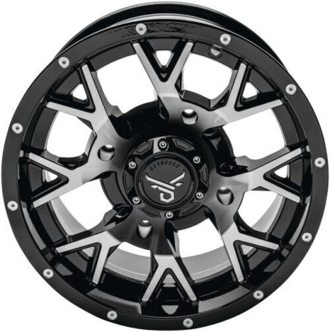 QuadBoss Barbwire 14X7 - 4+3 - 4/156 - Machined - Click Image to Close