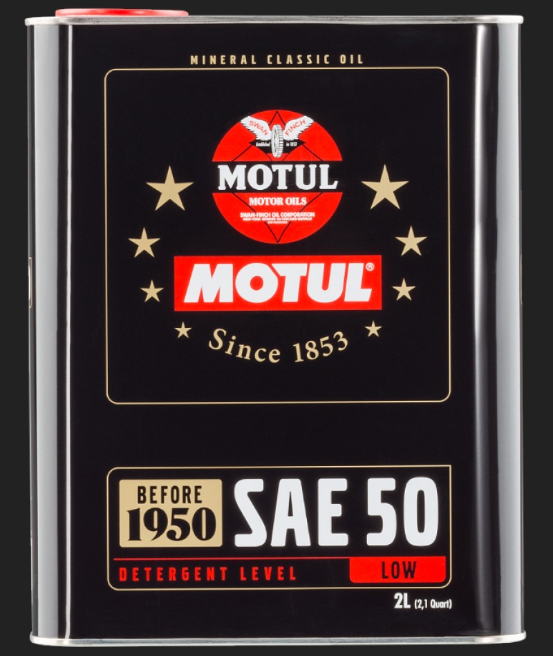 Motul Classic SAE 50 Oil - 2L - Single - Click Image to Close