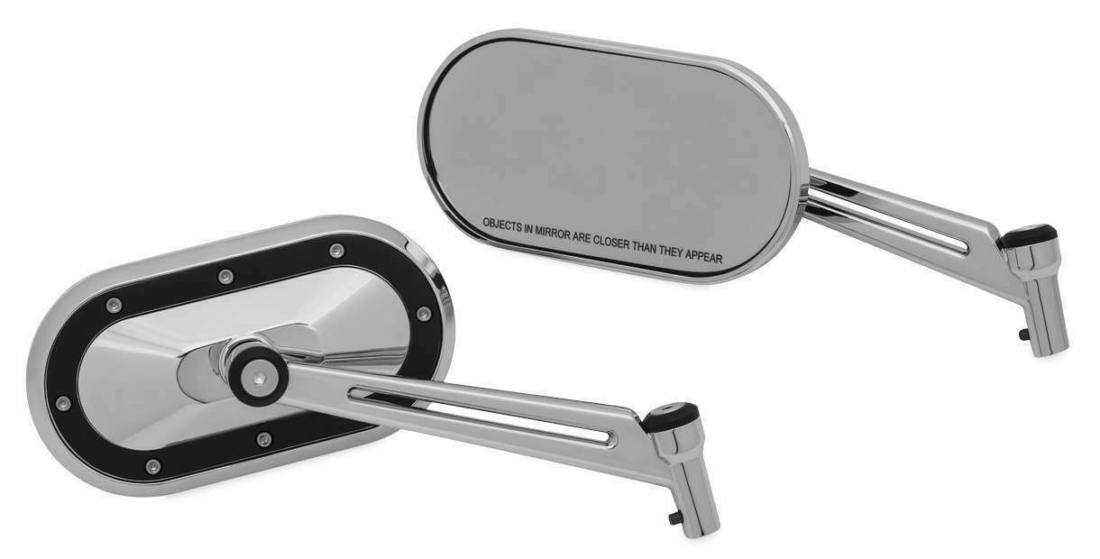 Heavy Industry Mirrors Chrome/Black - Click Image to Close