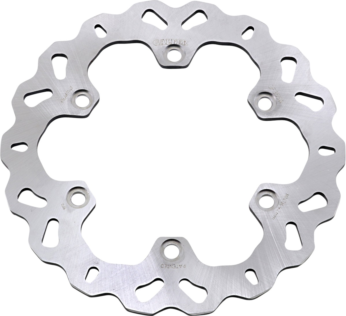 Solid Wave Rear Brake Rotor - For Gen. 2 Suzuki Hayabusa - Click Image to Close