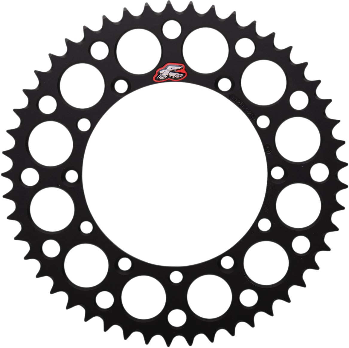 Rear Sprocket Grooved - Black 520-49 Teeth - For 92-05 Kawasaki KX 250 2-Stroke/ KLX650/R - Click Image to Close