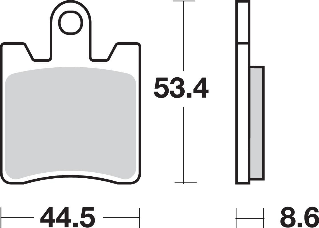 Sintered Brake Pads - 740Hs Sint Brake Pads Sbs - Click Image to Close