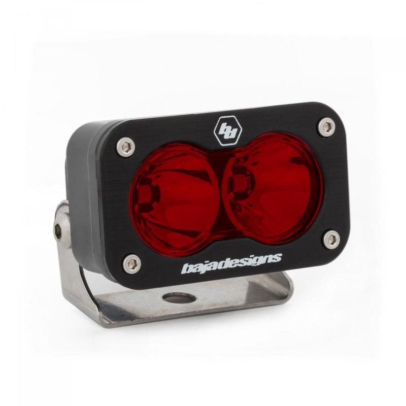 S2 Sport Spot Pattern LED Work Light - Red - Click Image to Close