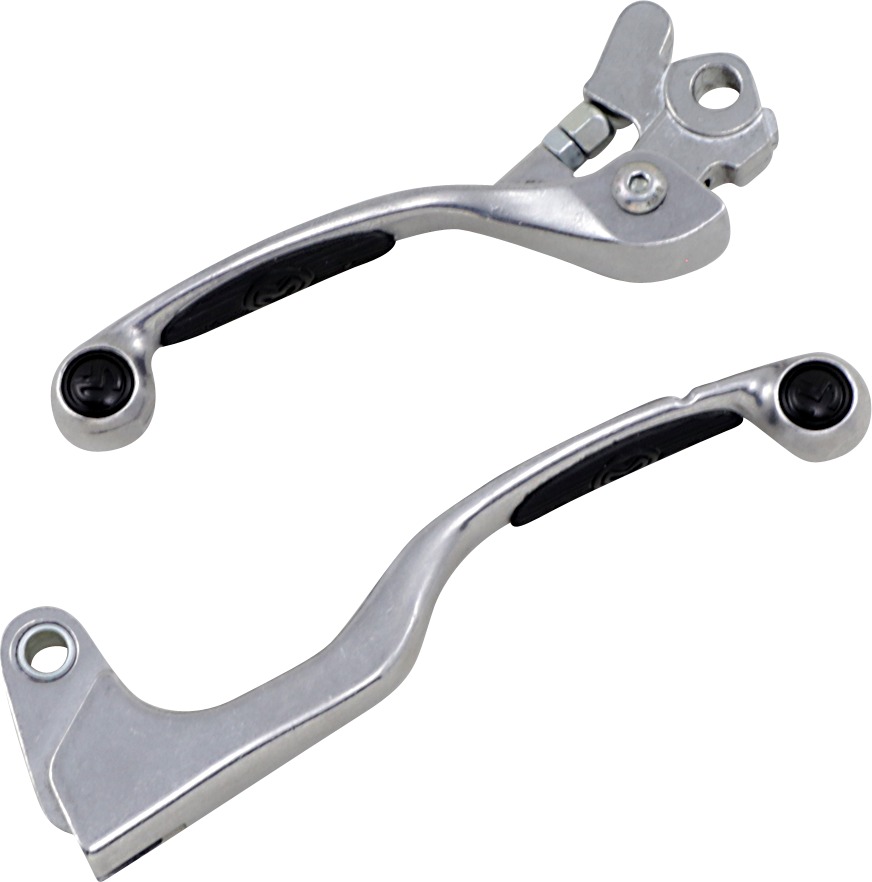 Natural & Black Competition Brake & Clutch Lever Set - For 01-12 WR YZ RMZ KX - Click Image to Close