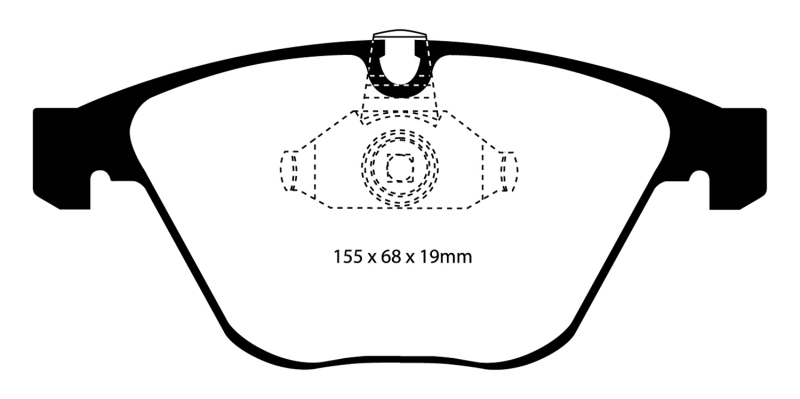 Bluestuff Front Brake Pads - For 08-10 BMW M3 4.0 (E90) - Click Image to Close